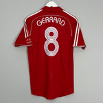 Shop 2006/08 LIVERPOOL GERRARD #8 C/L FINAL HOME SHIRT (S) ADIDAS, classic football shirts, vintage football shirts & retro soccer jerseys at Cult Kits