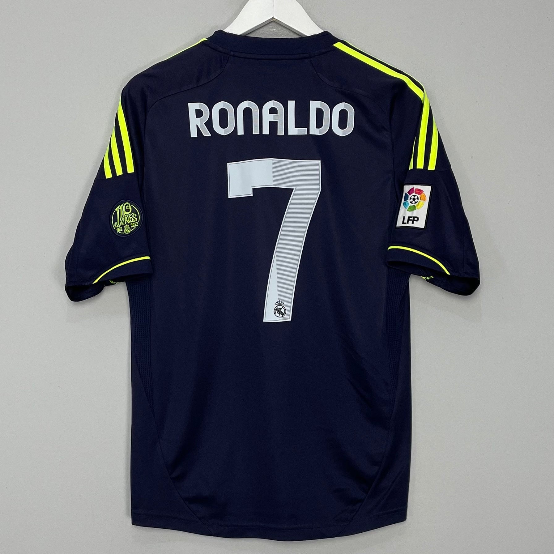Shop 2012/13 REAL MADRID RONALDO #7 AWAY SHIRT (M) ADIDAS, classic football shirts, vintage football shirts & retro soccer jerseys at Cult Kits