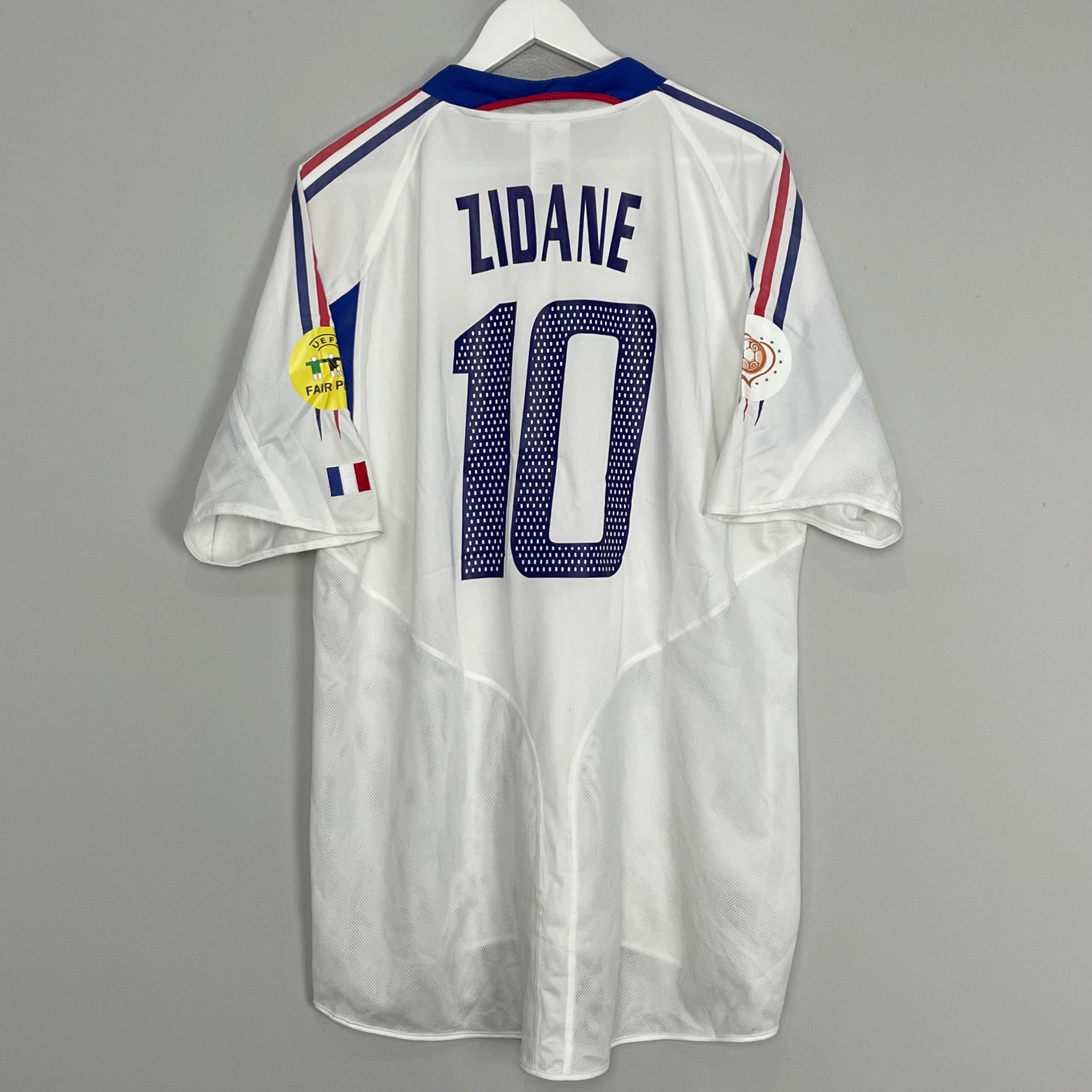 Shop 2004/06 FRANCE ZIDANE #10 AWAY SHIRT (XL) ADIDAS, classic football shirts, vintage football shirts & retro soccer jerseys at Cult Kits