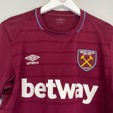 2018/19 WEST HAM ANTONIO #30 HOME SHIRT (M) UMBRO
