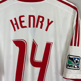 2012/13 NEW YORK RED BULLS HENRY #14 HOME SHIRT (XXL) ADIDAS