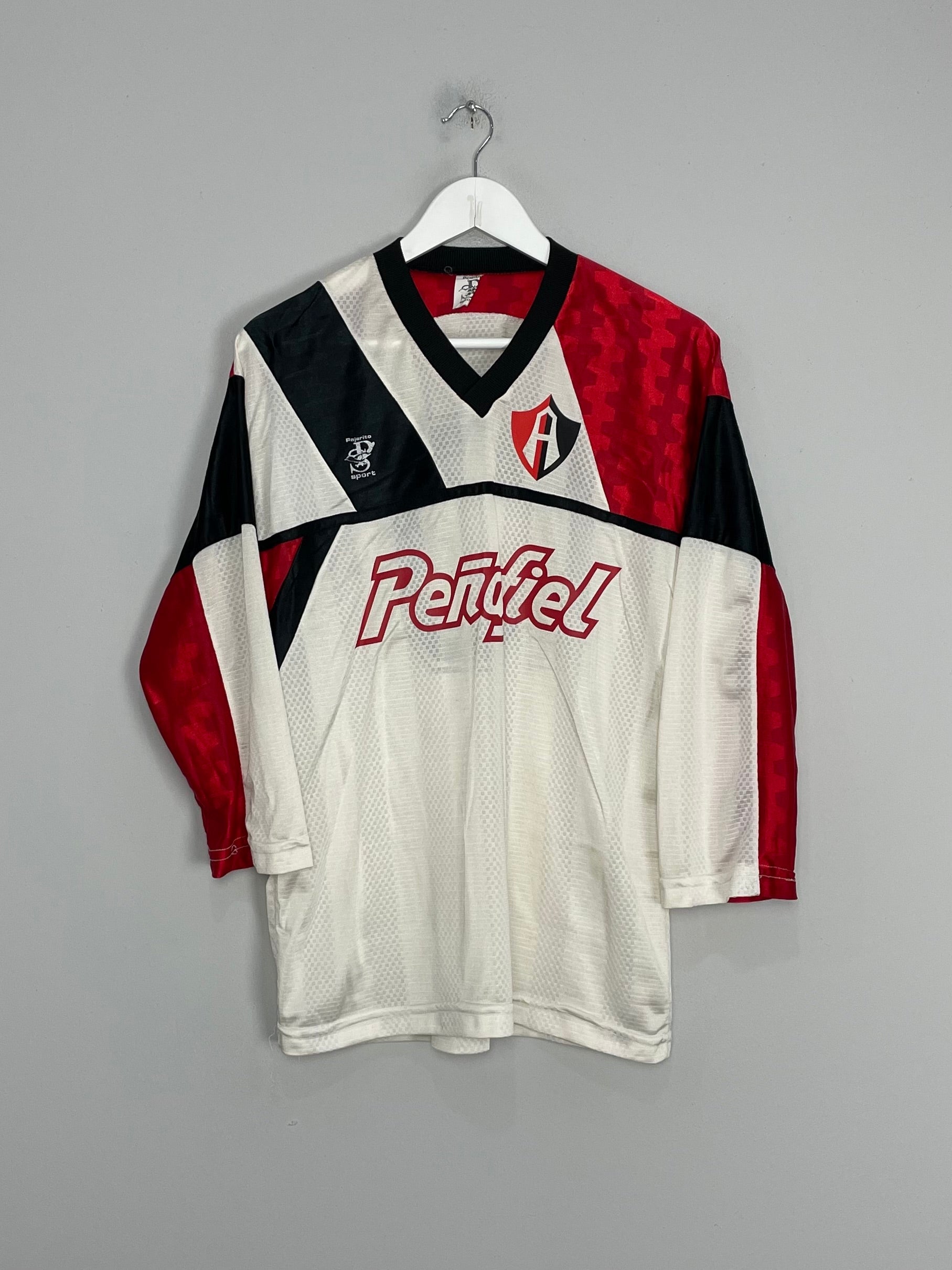 Shop 1992/93 ATLAS #13 AWAY SHIRT (M) PAJARITO SPORT, classic football shirts, vintage football shirts & retro soccer jerseys at Cult Kits