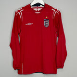 Shop 2004/06 ENGLAND L/S AWAY SHIRT (S) UMBRO, classic football shirts, vintage football shirts & retro soccer jerseys at Cult Kits