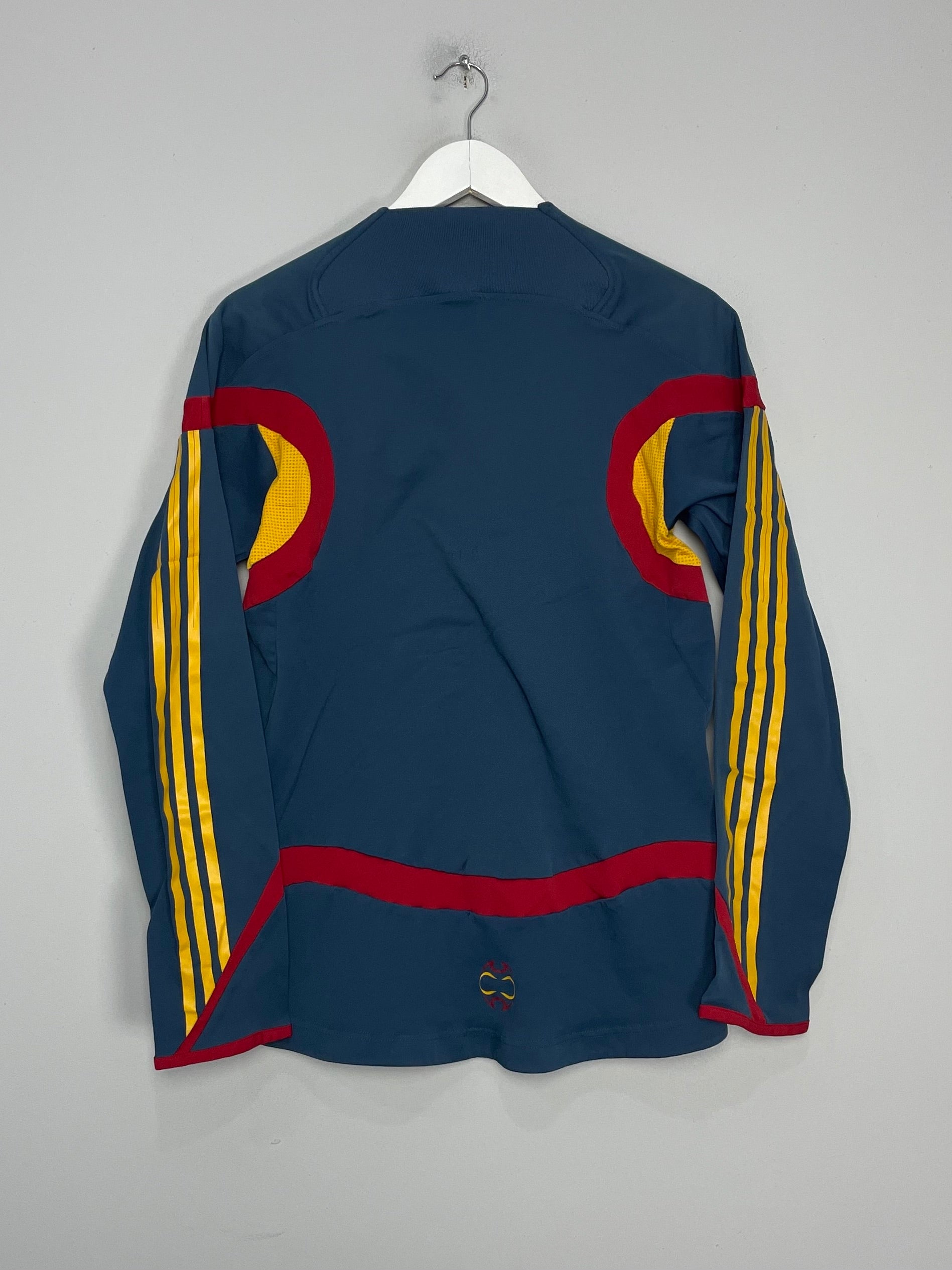 Shop 2008/10 SPAIN TRAINING SHIRT (M) ADIDAS, classic football shirts, vintage football shirts & retro soccer jerseys at Cult Kits