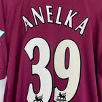 Shop 2007/08 BOLTON ANELKA #39 AWAY SHIRT (L) REEBOK, classic football shirts, vintage football shirts & retro soccer jerseys at Cult Kits