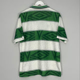 Shop 1993/95 CELTIC HOME SHIRT (L) UMBRO, classic football shirts, vintage football shirts & retro soccer jerseys at Cult Kits