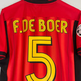 2003/04 GALATASARAY DE BOER #5 C/L THIRD SHIRT (S) UMBRO