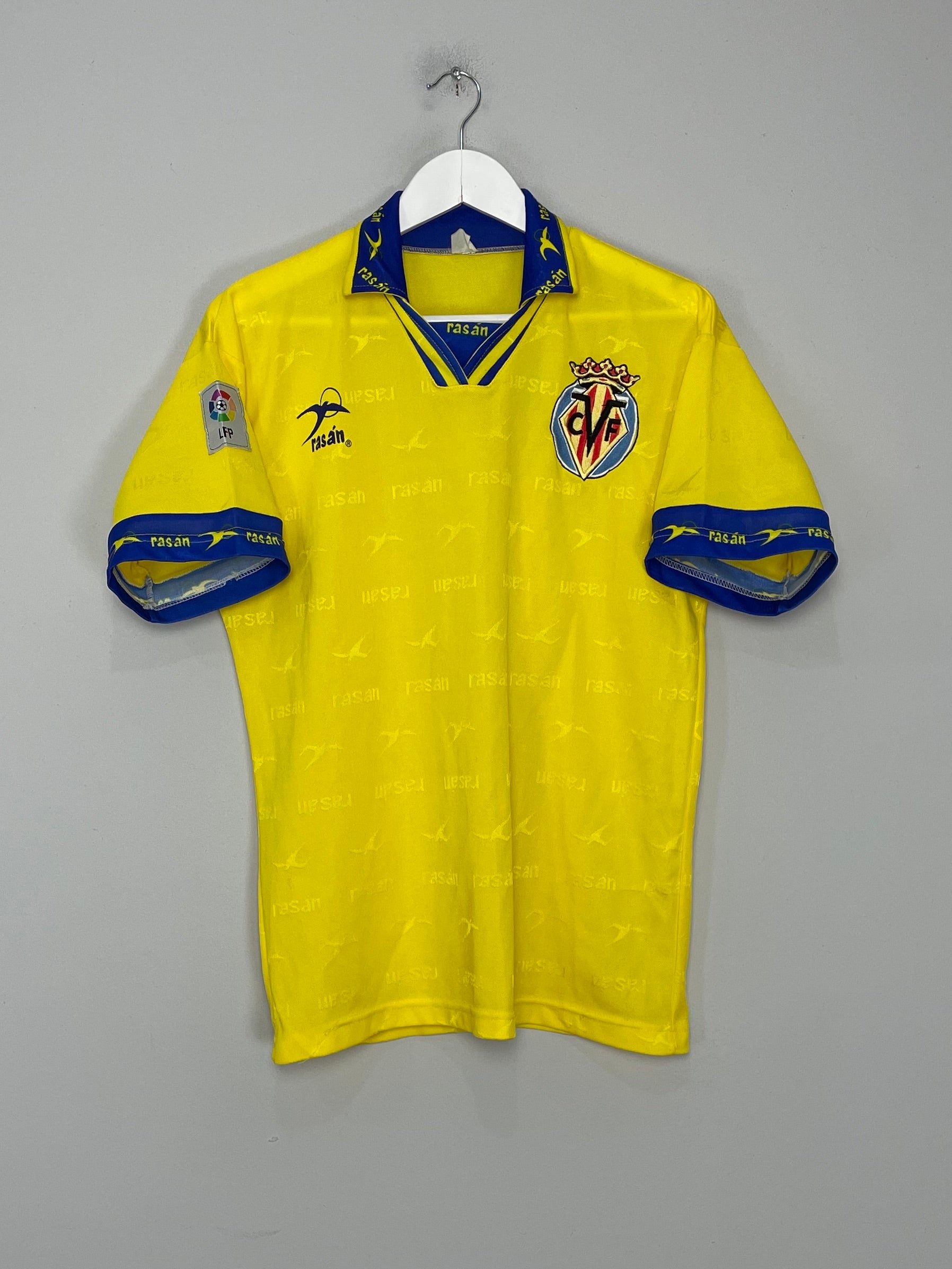 Shop 1996/97 VILLAREAL HOME SHIRT (M) RASAN, classic football shirts, vintage football shirts & retro soccer jerseys at Cult Kits