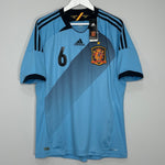 Shop 2012/13 SPAIN A.INIESTA #6 *BNWT* AWAY SHIRT (L) ADIDAS, classic football shirts, vintage football shirts & retro soccer jerseys at Cult Kits
