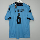 Shop 2012/13 SPAIN A.INIESTA #6 *BNWT* AWAY SHIRT (L) ADIDAS, classic football shirts, vintage football shirts & retro soccer jerseys at Cult Kits