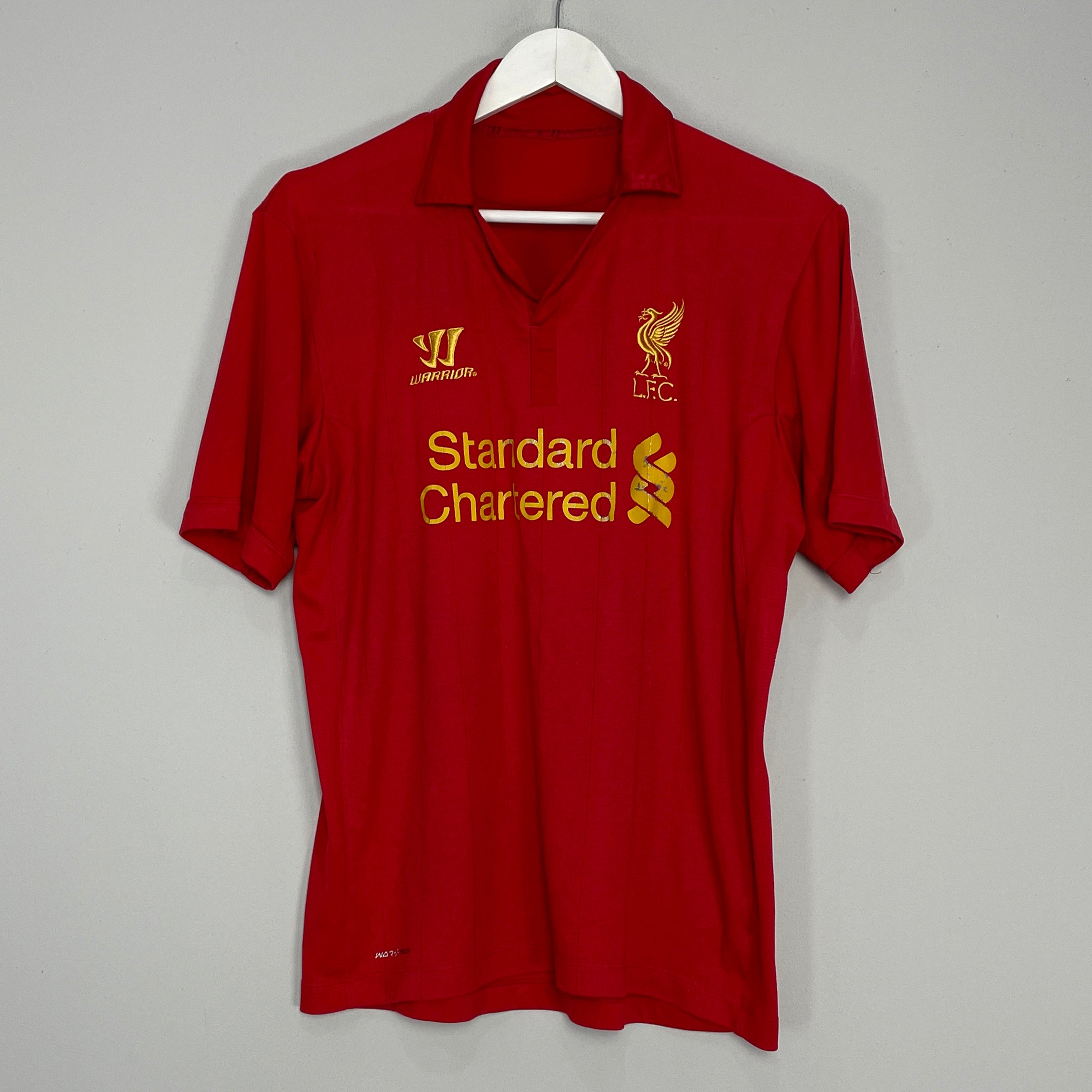 Shop 2012/13 LIVERPOOL HOME SHIRT (M) WARRIOR, classic football shirts, vintage football shirts & retro soccer jerseys at Cult Kits