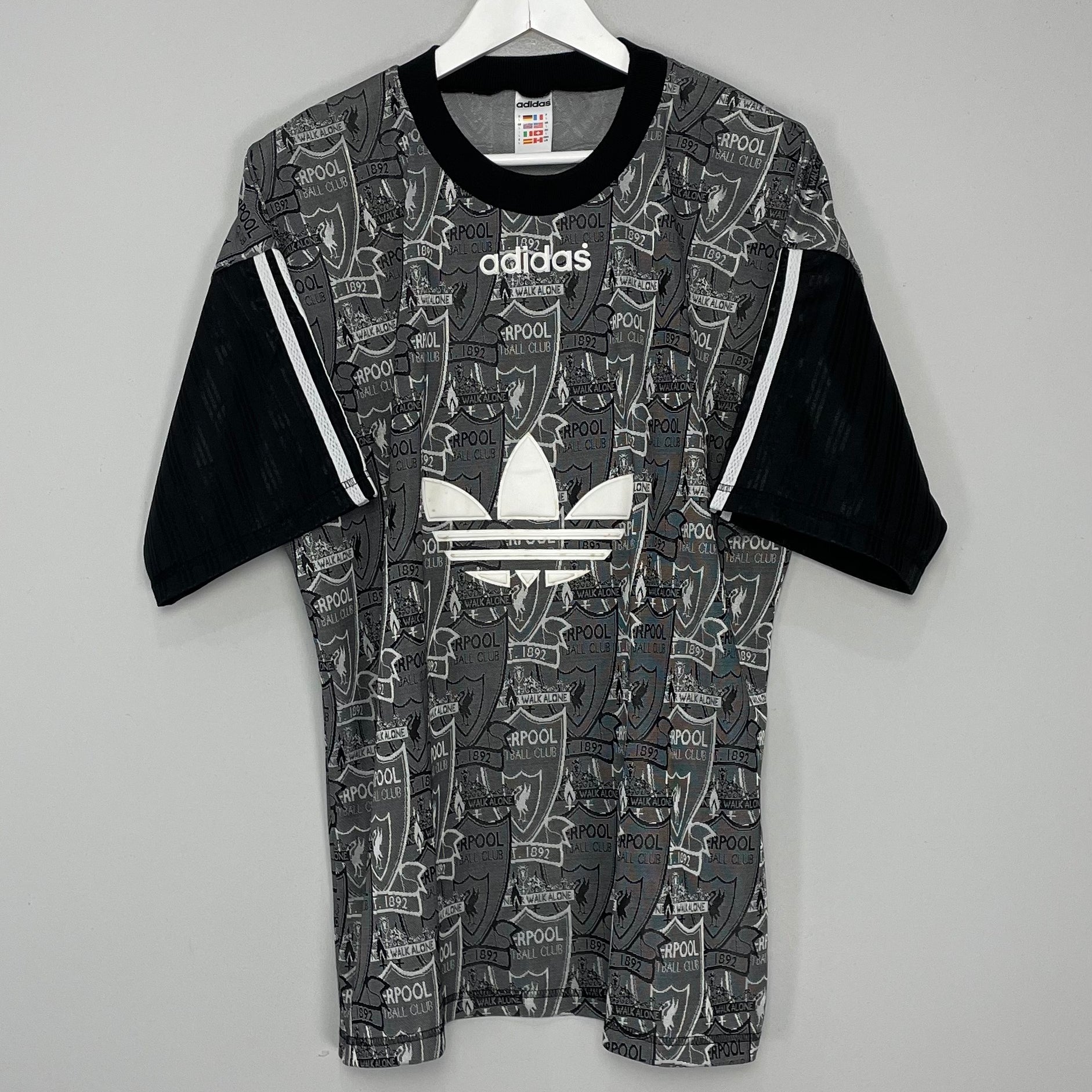 Shop 1994/96 LIVERPOOL TRAINING SHIRT (L) ADIDAS, classic football shirts, vintage football shirts & retro soccer jerseys at Cult Kits