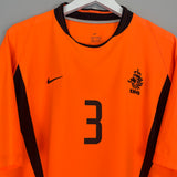 2002/04 NETHERLANDS STAM #3 HOME SHIRT (XL) NIKE