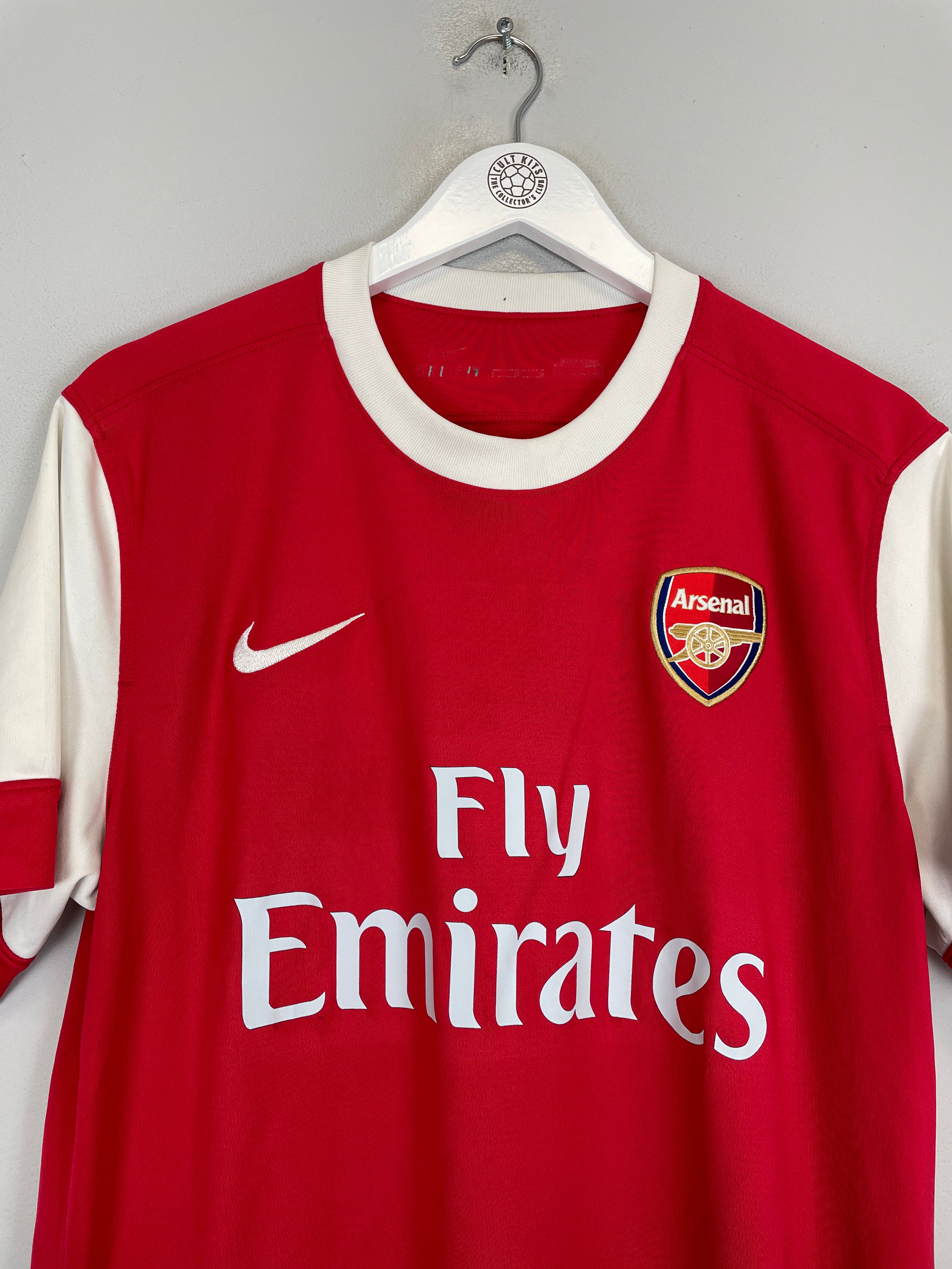 Shop 2010/11 ARSENAL VELA #11 HOME SHIRT (L) NIKE, classic football shirts, vintage football shirts & retro soccer jerseys at Cult Kits