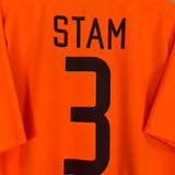 2002/04 NETHERLANDS STAM #3 HOME SHIRT (XL) NIKE