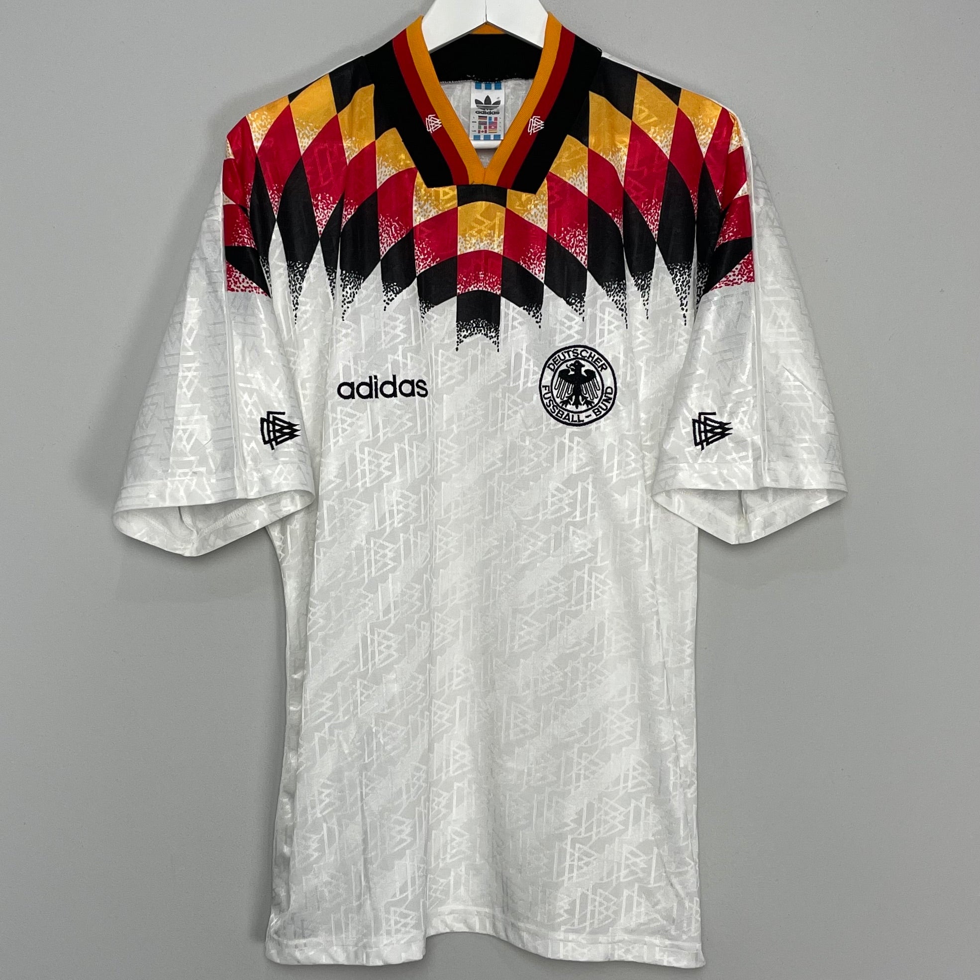 Shop 1994/96 GERMANY HOME SHIRT (L) ADIDAS, classic football shirts, vintage football shirts & retro soccer jerseys at Cult Kits
