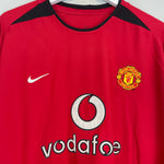 Shop 2002/04 MANCHESTER UNITED RONALDO #7 L/S HOME SHIRT (XXL) NIKE, classic football shirts, vintage football shirts & retro soccer jerseys at Cult Kits