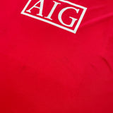 2009/10 Manchester United Scholes #18 Home Shirt (XL) Nike