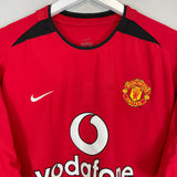 2002/03 MANCHESTER UNITED BECKHAM #7 HOME SHIRT (XL) NIKE