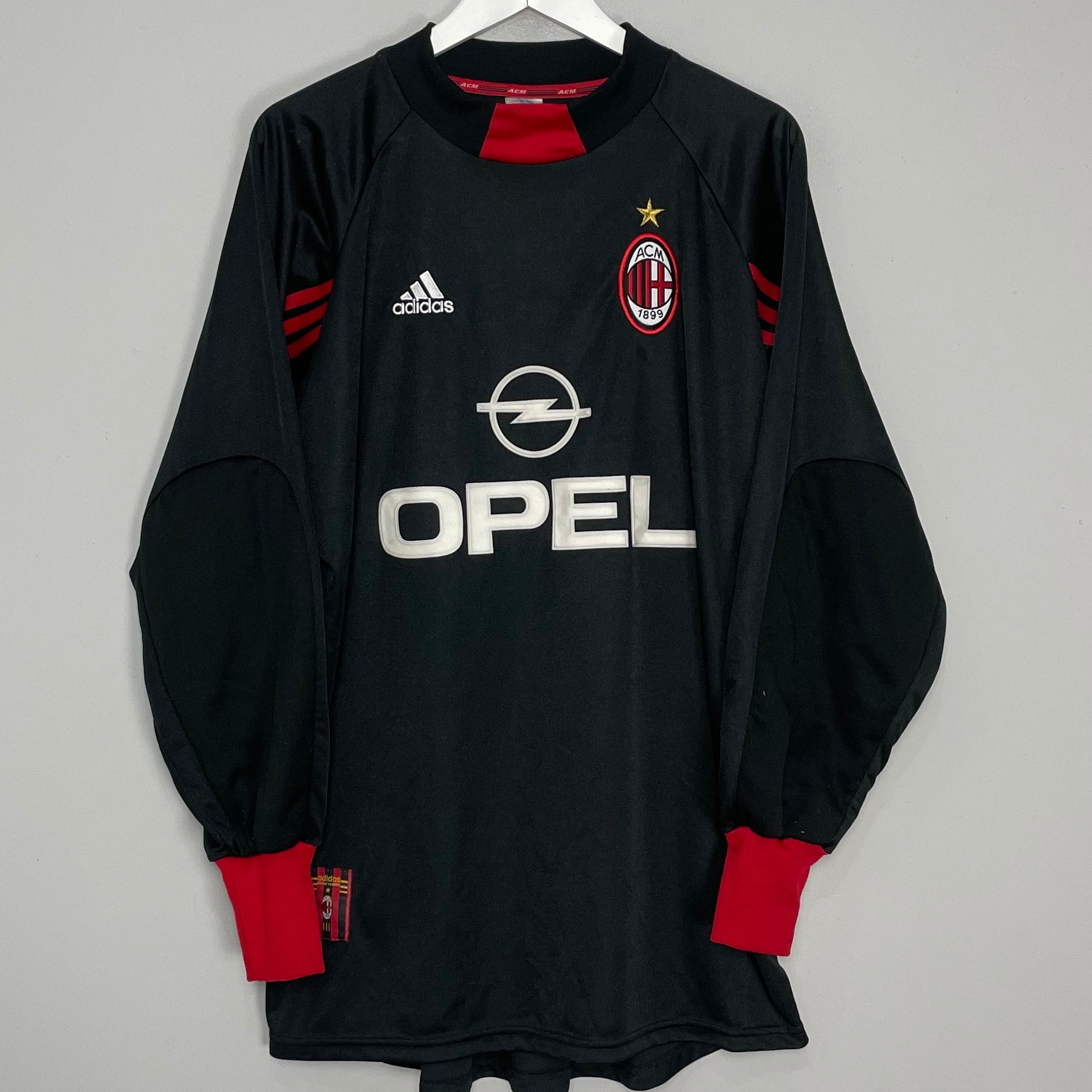 Shop 1999/00 AC MILAN GK SHIRT (L) ADIDAS, classic football shirts, vintage football shirts & retro soccer jerseys at Cult Kits