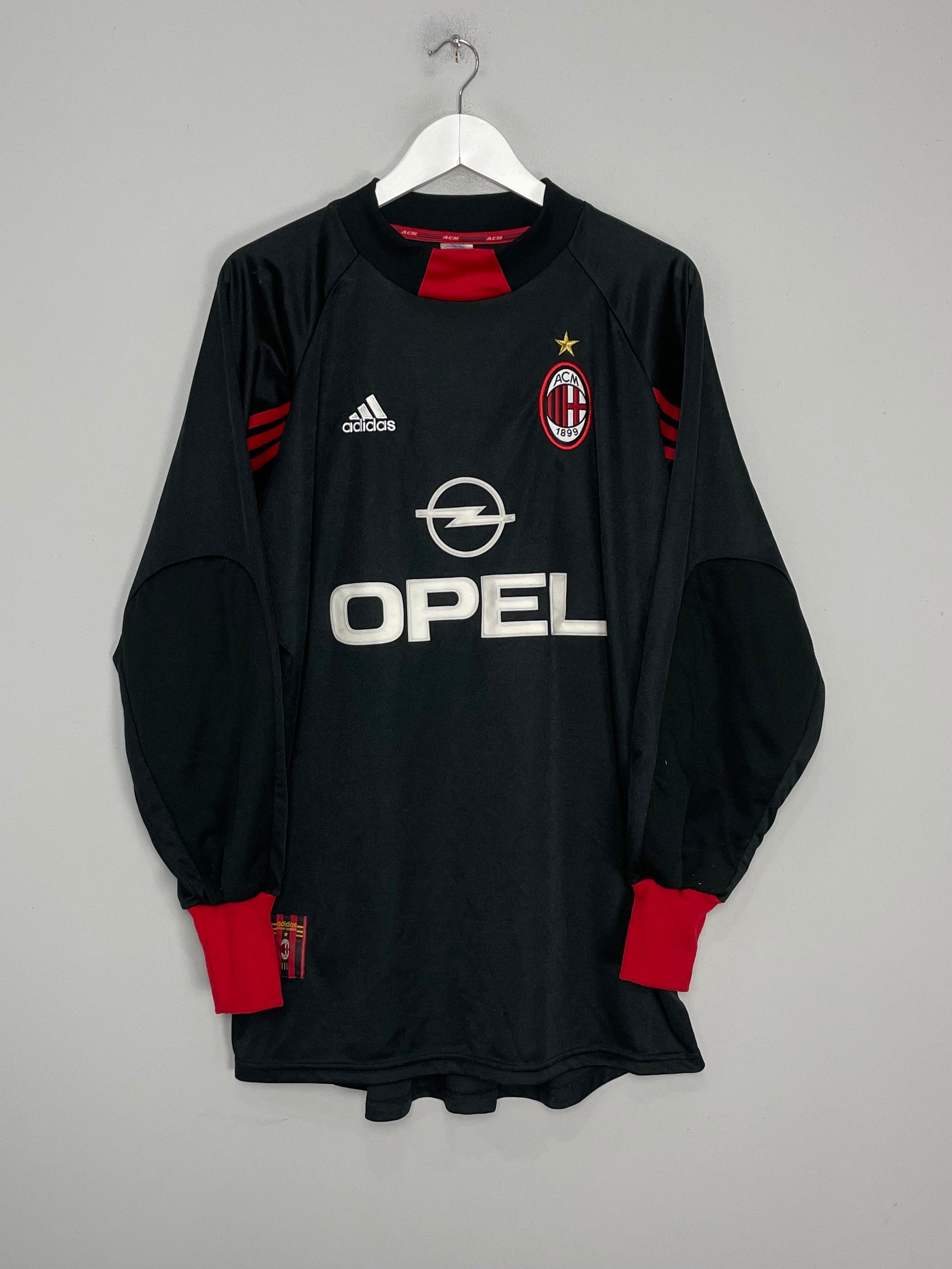 Shop 1999/00 AC MILAN GK SHIRT (L) ADIDAS, classic football shirts, vintage football shirts & retro soccer jerseys at Cult Kits