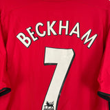 2002/03 MANCHESTER UNITED BECKHAM #7 HOME SHIRT (XL) NIKE