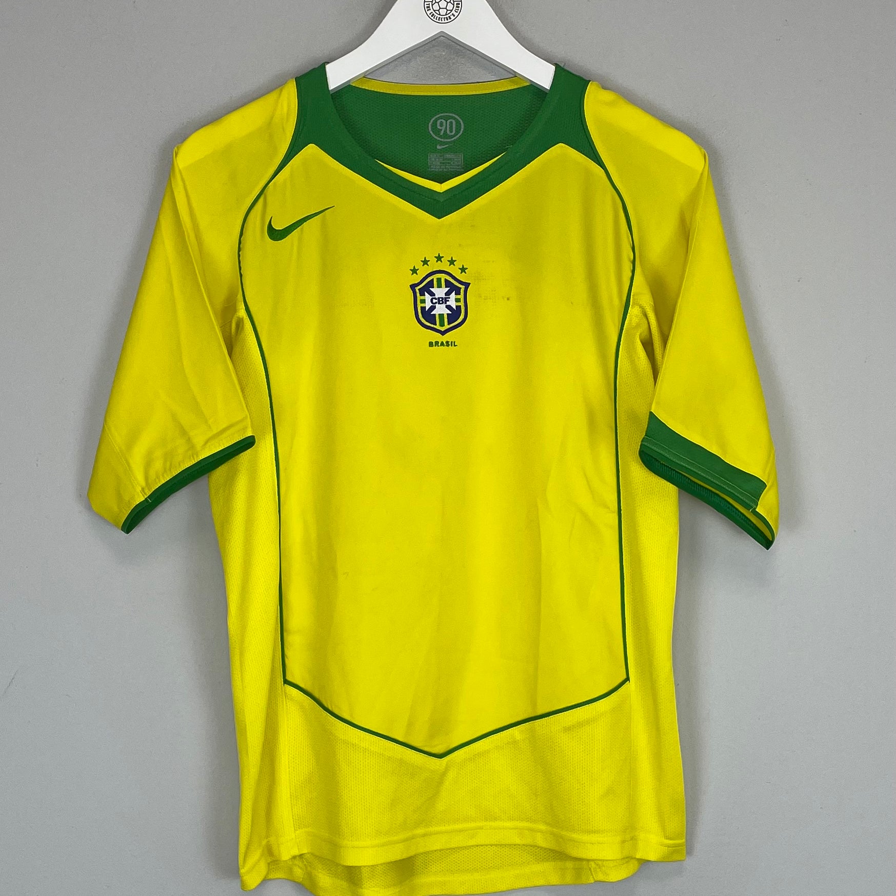 Shop 2004/06 BRAZIL HOME SHIRT (S) NIKE, classic football shirts, vintage football shirts & retro soccer jerseys at Cult Kits