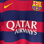 Shop 2015/16 BARCELONA MESSI #10 HOME SHIRT (L) NIKE, classic football shirts, vintage football shirts & retro soccer jerseys at Cult Kits