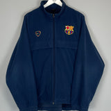 Shop 2000/01 BARCELONA TRACK JACKET (XL) NIKE, classic football shirts, vintage football shirts & retro soccer jerseys at Cult Kits