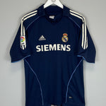 Shop 2005/06 REAL MADRID SERGIO RAMOS #4 AWAY SHIRT (M) ADIDAS, classic football shirts, vintage football shirts & retro soccer jerseys at Cult Kits