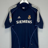 Shop 2005/06 REAL MADRID SERGIO RAMOS #4 AWAY SHIRT (M) ADIDAS, classic football shirts, vintage football shirts & retro soccer jerseys at Cult Kits