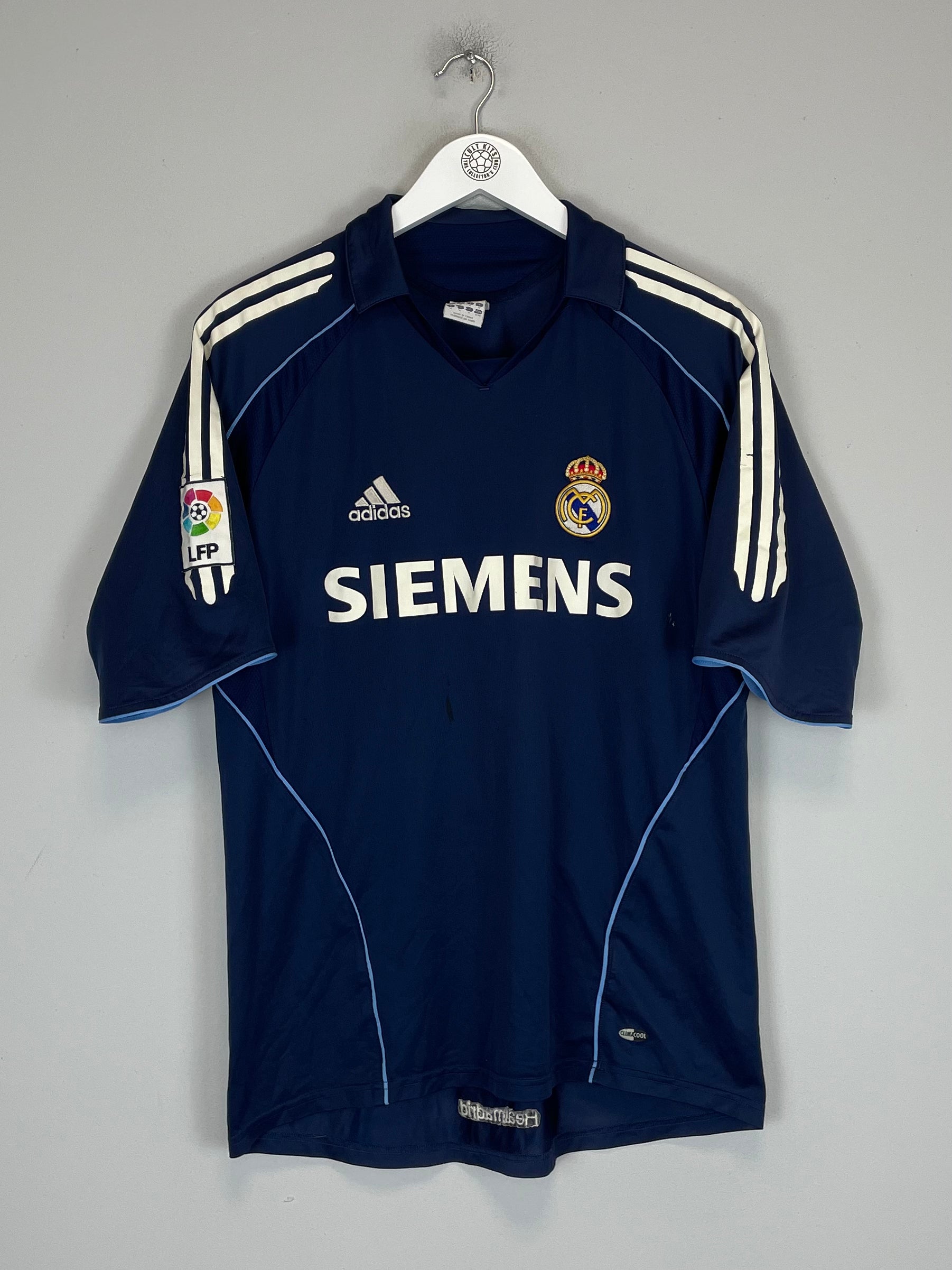 Shop 2005/06 REAL MADRID SERGIO RAMOS #4 AWAY SHIRT (M) ADIDAS, classic football shirts, vintage football shirts & retro soccer jerseys at Cult Kits