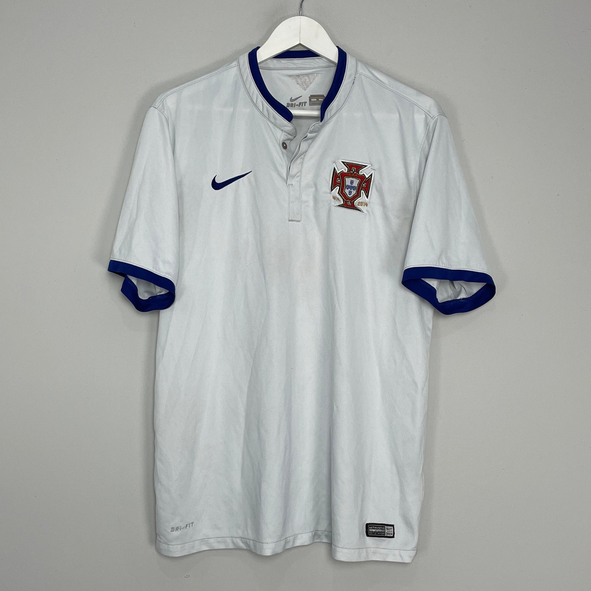Shop 2014/15 PORTUGAL AWAY SHIRT (XL) NIKE, classic football shirts, vintage football shirts & retro soccer jerseys at Cult Kits