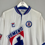 1999/00 CRUZ AZUL AWAY SHIRT (XL) FILA