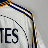 1998/00 REAL MADRID MORIENTES #15 HOME SHIRT (L) ADIDAS