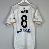 2005/06 ALBACETE SANTI #8 *SIGNED* HOME SHIRT (L) LE COQ