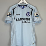 Shop 2005/06 CHELSEA LAMPARD #8 AWAY SHIRT (S) UMBRO, classic football shirts, vintage football shirts & retro soccer jerseys at Cult Kits