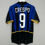 2002/03 INTER MILAN CRESPO #9 HOME SHIRT (S) NIKE