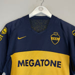 Buy 2007/08 BOCA JUNIORS ROMAN 10 HOME SHIRT (L) NIKE ~ Free worldwide shipping ~ Authentic Vintage Football Shirts from Cult Kits