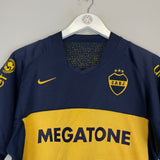 Buy 2007/08 BOCA JUNIORS ROMAN 10 HOME SHIRT (L) NIKE ~ Free worldwide shipping ~ Authentic Vintage Football Shirts from Cult Kits