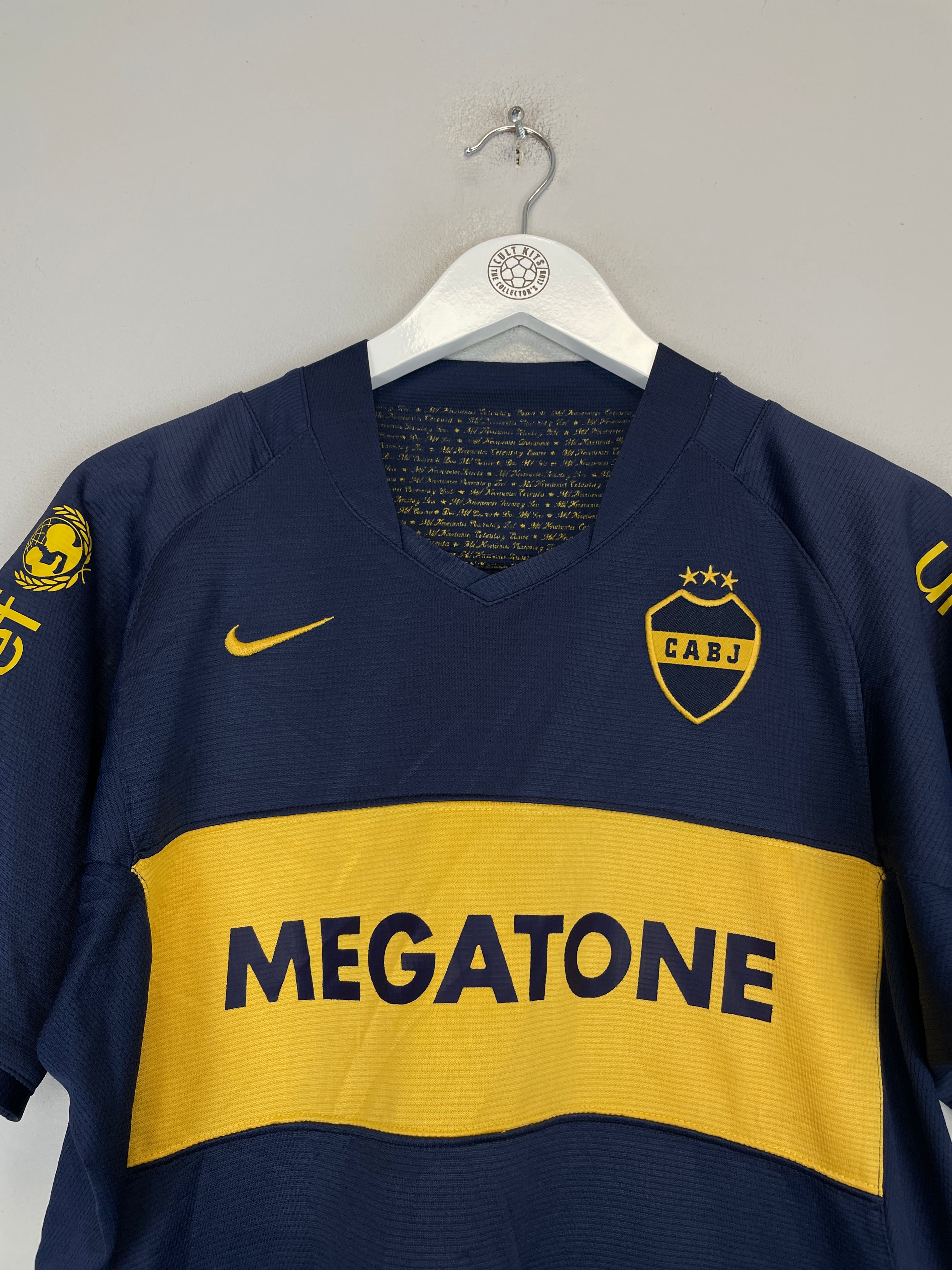 Buy 2007/08 BOCA JUNIORS ROMAN 10 HOME SHIRT (L) NIKE ~ Free worldwide shipping ~ Authentic Vintage Football Shirts from Cult Kits
