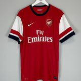 Shop 2012/14 ARSENAL S.CAZORLA #19 HOME SHIRT (L) NIKE, classic football shirts, vintage football shirts & retro soccer jerseys at Cult Kits