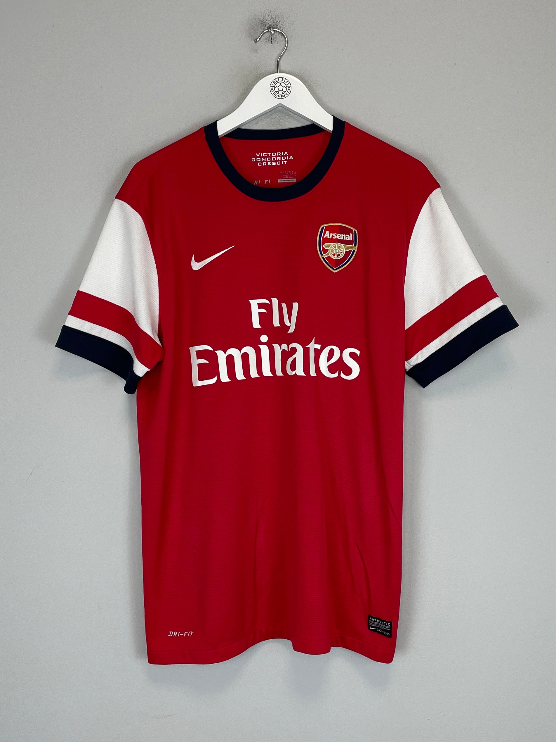 Shop 2012/14 ARSENAL S.CAZORLA #19 HOME SHIRT (L) NIKE, classic football shirts, vintage football shirts & retro soccer jerseys at Cult Kits