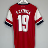 Shop 2012/14 ARSENAL S.CAZORLA #19 HOME SHIRT (L) NIKE, classic football shirts, vintage football shirts & retro soccer jerseys at Cult Kits