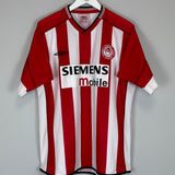 2002/03 OLYMPIAKOS HOME SHIRT (L) UMBRO