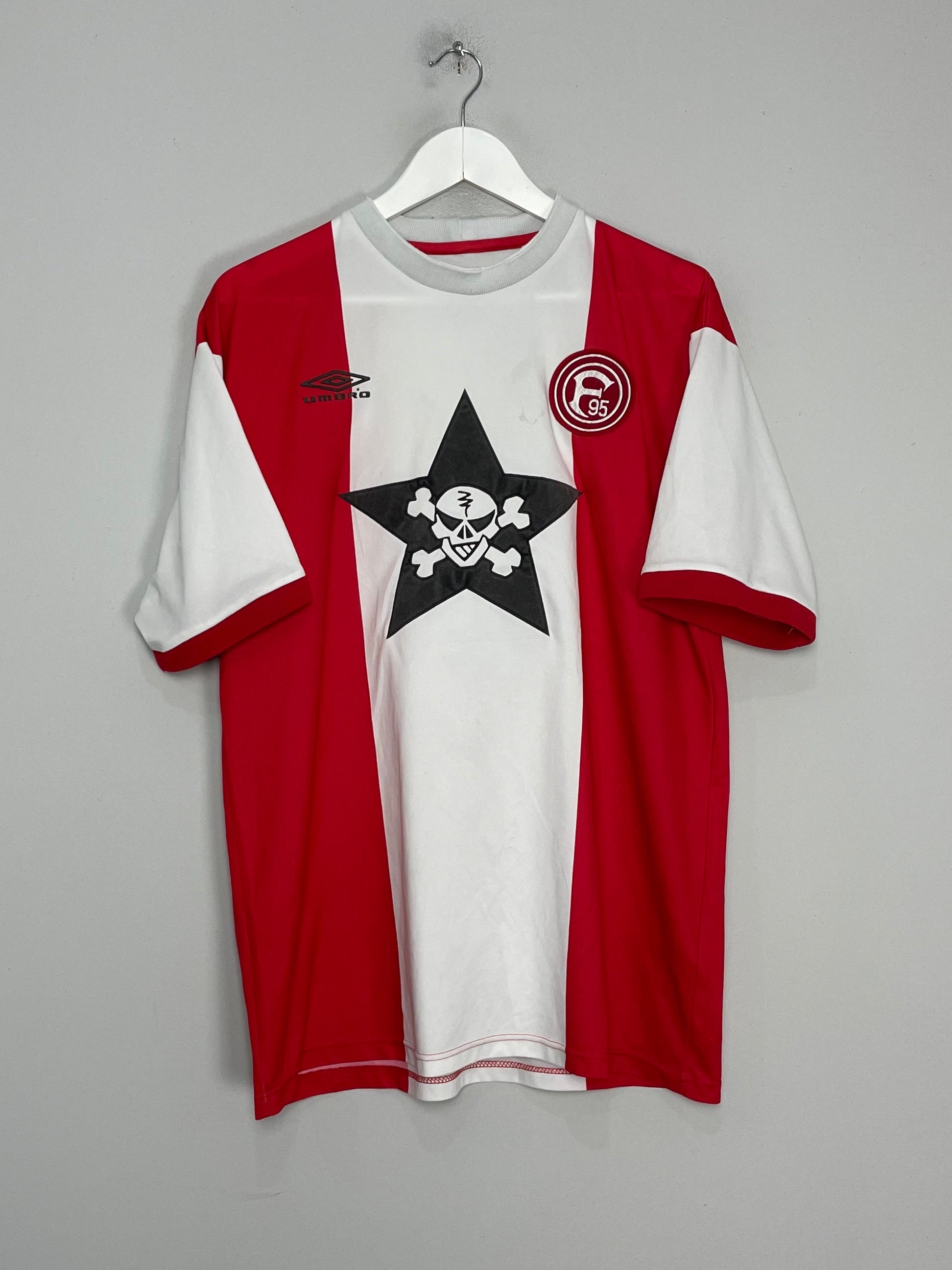 Shop 2002/03 FORTUNA DUSSELDORF HOME SHIRT (XL) UMBRO, classic football shirts, vintage football shirts & retro soccer jerseys at Cult Kits