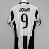 2016/17 JUVENTUS HIGUAIN #9 HOME SHIRT (M) ADIDAS
