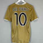 Shop 2008/09 JUVENTUS DEL PIERO #10 AWAY SHIRT (S) NIKE, classic football shirts, vintage football shirts & retro soccer jerseys at Cult Kits
