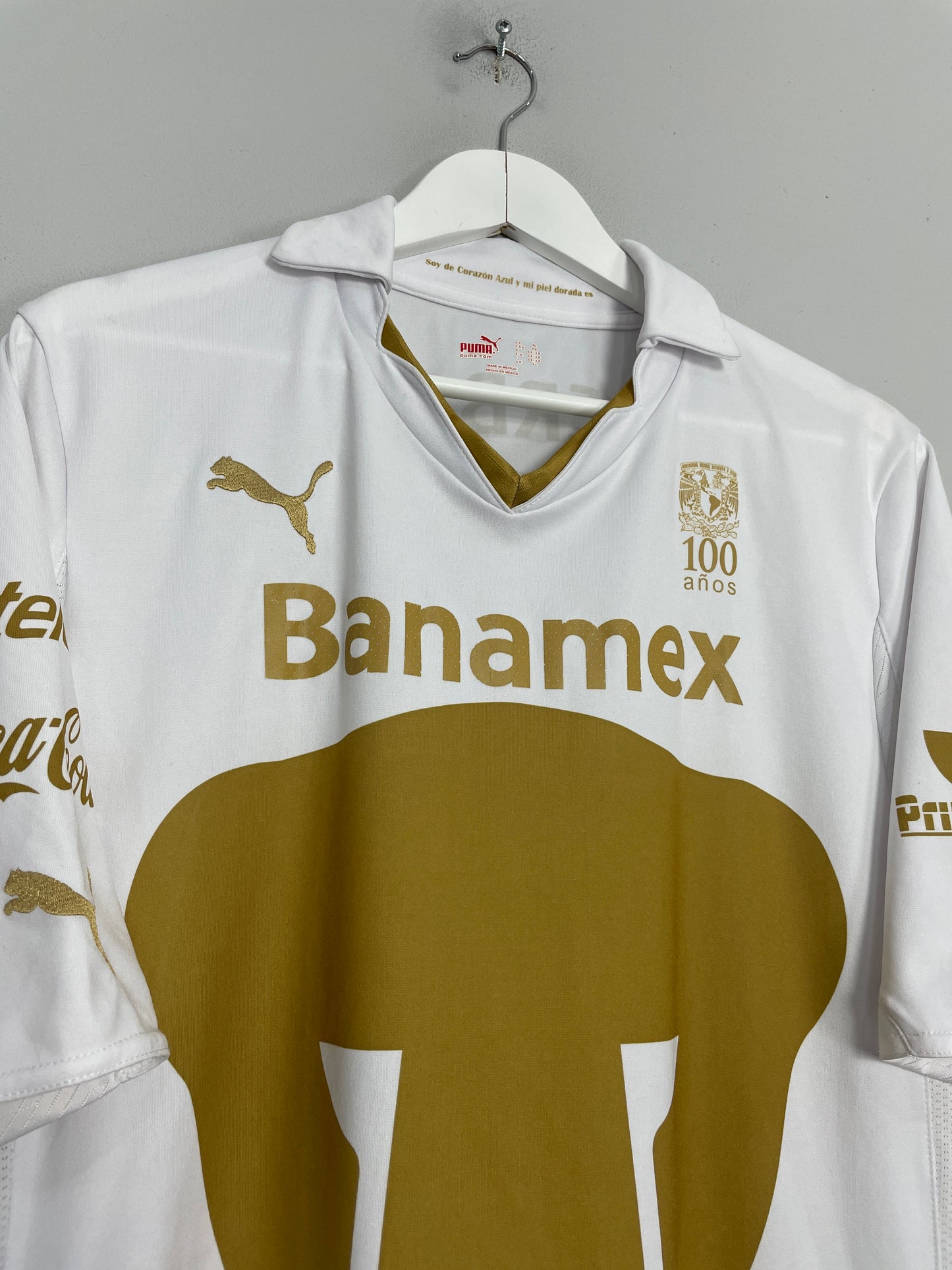 2010/11 UNAM PUMAS *CENTENARY* HOME SHIRT (XL) PUMA