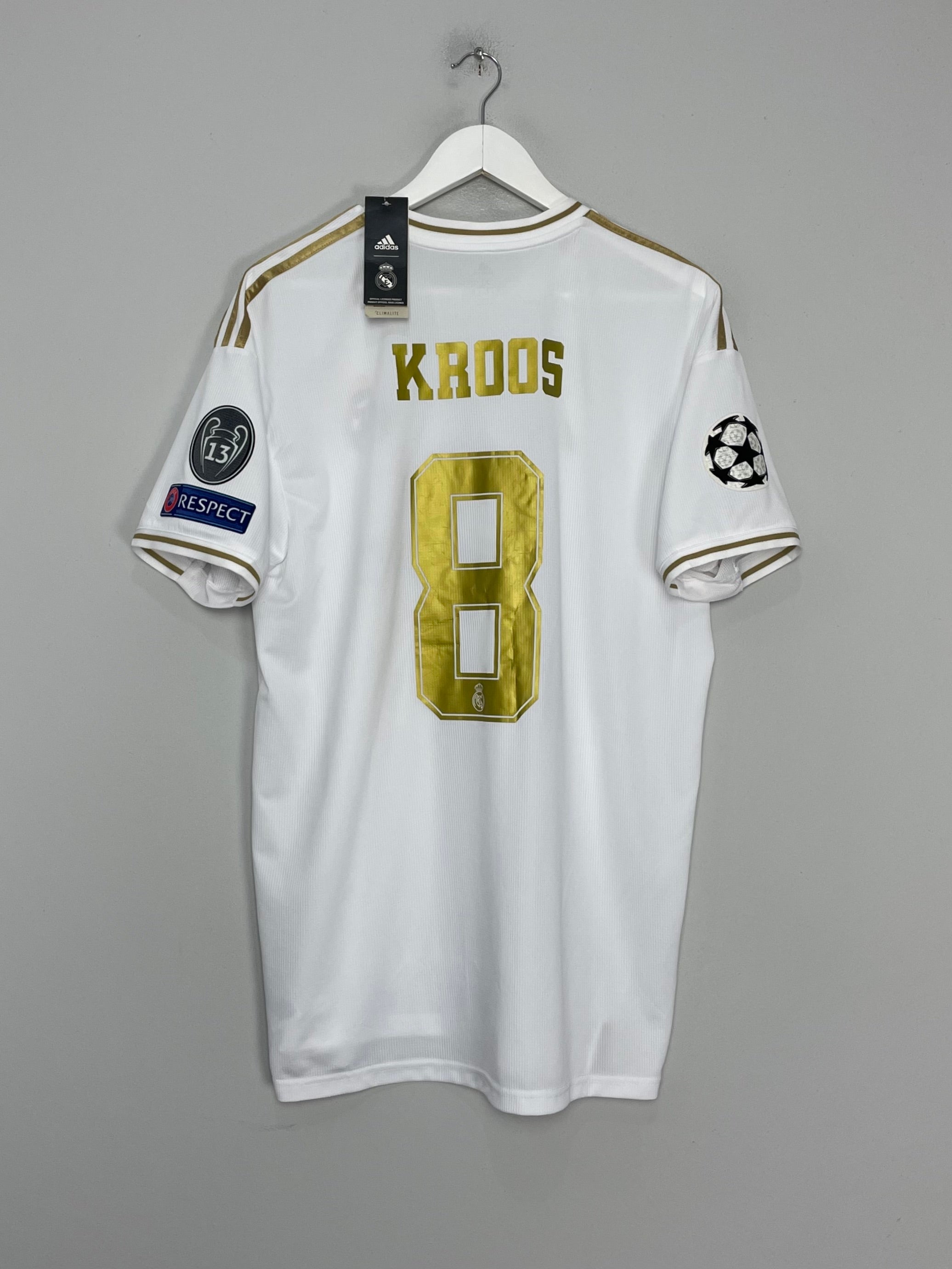 Shop 2019/20 REAL MADRID KROOS #8 C/L *BNWT* HOME SHIRT (XL) ADIDAS, classic football shirts, vintage football shirts & retro soccer jerseys at Cult Kits